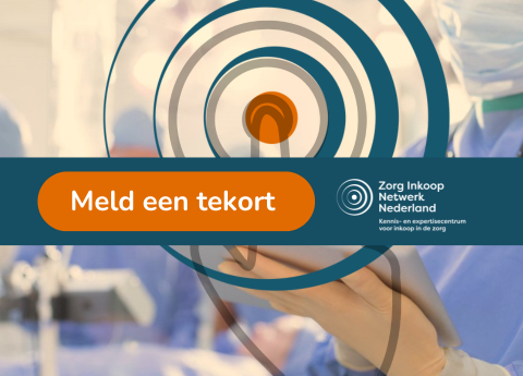 Meld een tekort