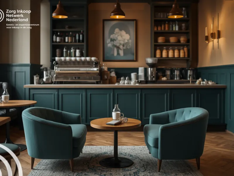 Café-setting comfortabele stoelen