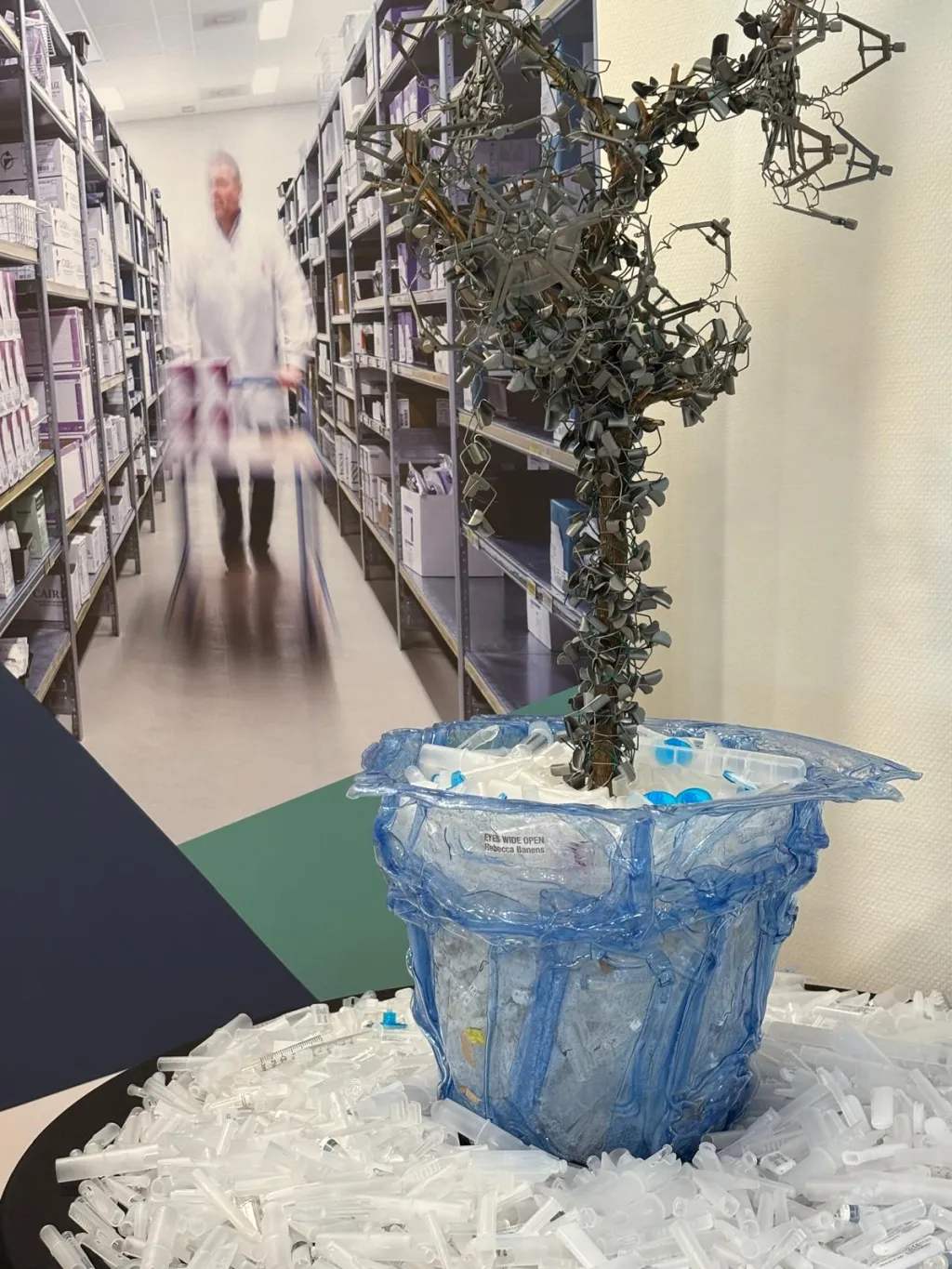 Plastic kunstwerk Rebecca Banens
